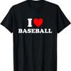 Baseball Heart I Love Baseball T-Shirt