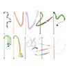 Pet Supplies Feather Bell Fairy Teaser Wand Collection - Interactive Cat Toys