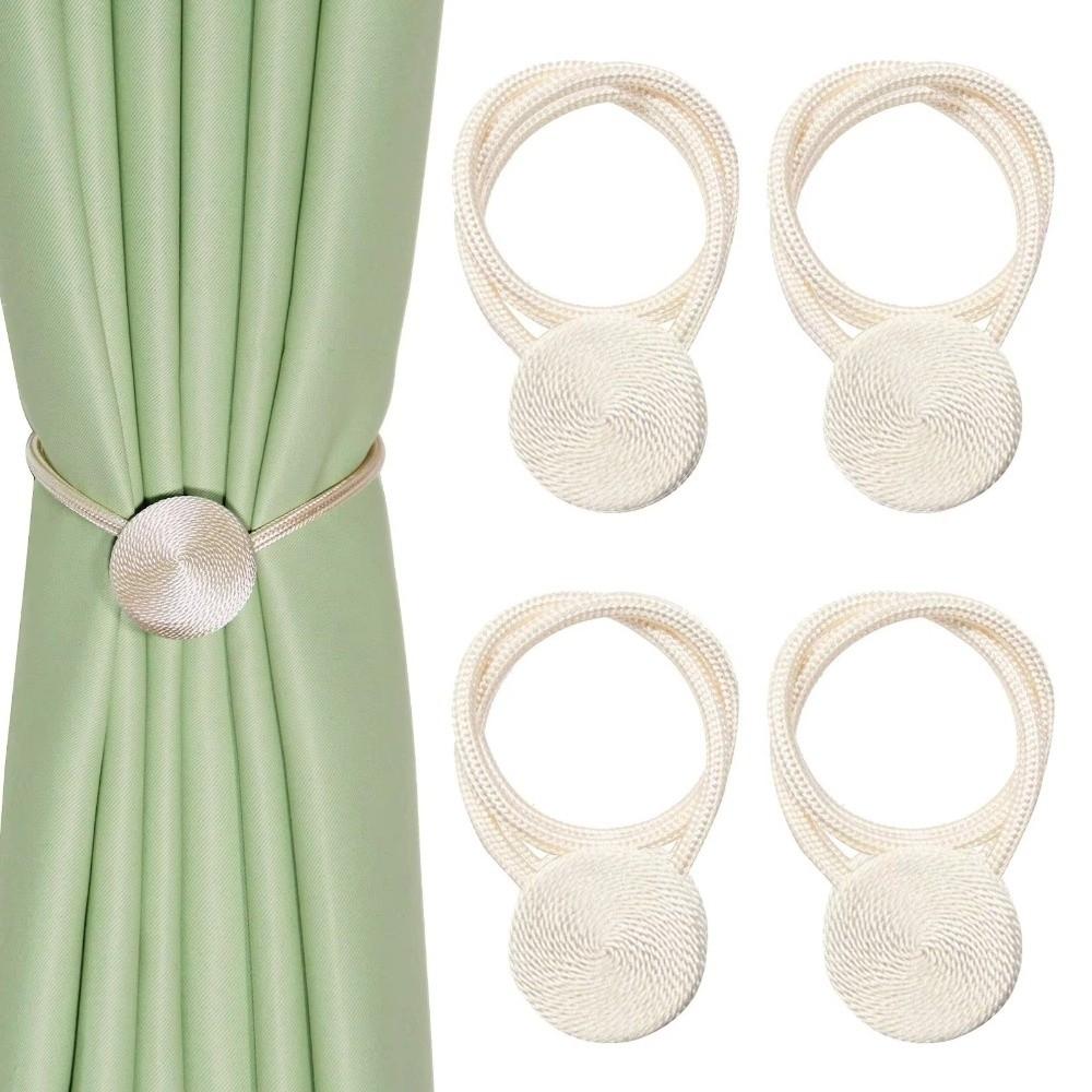 Magnetic Curtain Tieback Clip Buckles Rope Strap Curtain Holdback Bandage  Home Decor