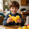 Realistic Squirrel Squeeze Toy with Sound Soft TPR Fidget for Kids Adults Cute Animal-Shaped Decompression Gadget for Children
