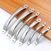 Round Tube Cabinets Handle Heavy Type Stainless Steel Pull For Furniture Drawer Door Chopping Board Simple Mounting Hardware Accessories