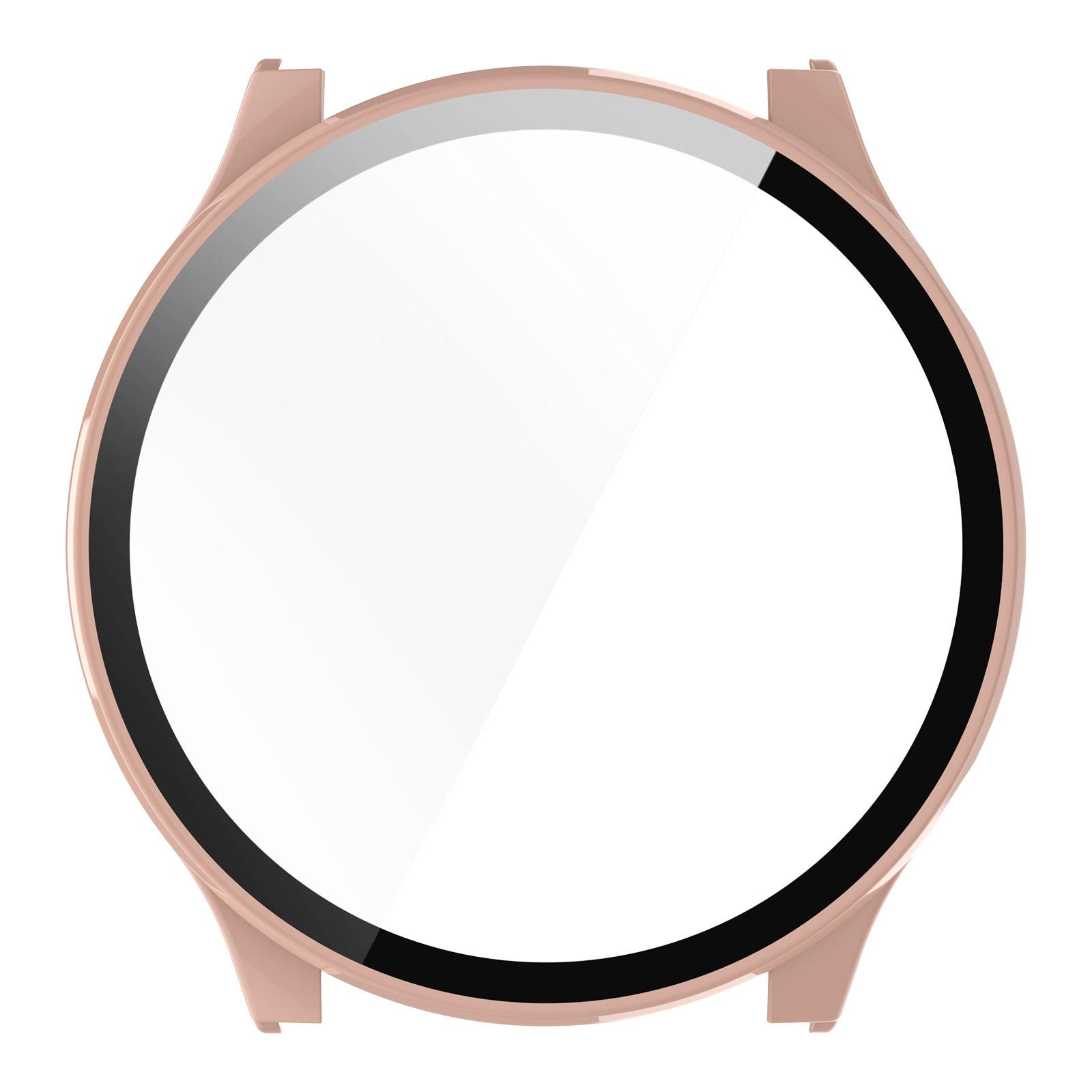 

Screen Protector Case for HayLou RT3 Solar Plus LS16 Waterproof Full Coverage PC Bumper Protective Cover Anti-scratch розовый