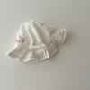 Pleated Baby Sunhat Flower Toddle Fisherman Hat Adjustable Infant Bucket Hat  Boy