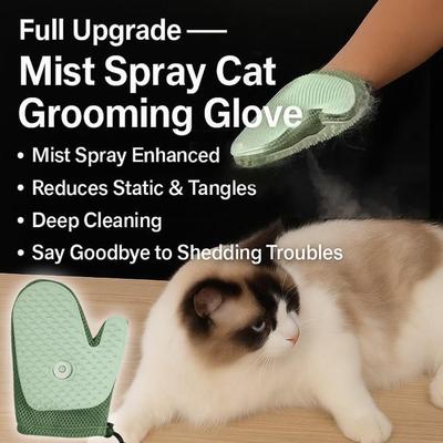 Pet Hair Removal Glove Pet Hair Remover Electrostatic Gloves Reusable Cat Dog Tool For Shedding Cleaning Bath Hose Clothing