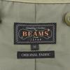 BEAMS Hollow Thread Satin M-65 Jacke Herren Khaki M Jacke M khakiGebraucht