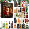 2026 Whiskey Advent Calendar - 24 Days Premium Whiskey Tasting Experience for Christmas Countdown, 2D Acrylic Flat Plane Design with Airplane Box for 