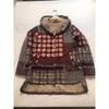 Winter New European American Women's Cotton Linen Printed Hoodie Warm Fleece Coat In Stock
