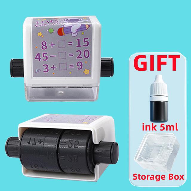 Roller Digital Teaching Stamp Multiply Divide Addition Subtraction Maths Reusable Calculation Educational Exercises Within 100