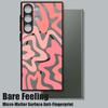Magnetic Stripes Pattern Case For Samsung Galaxy S25 S24 Ultra S23 S21 S24 S20 FE S22 Plus For Magsafe Matte Hard PC Phone Cover
