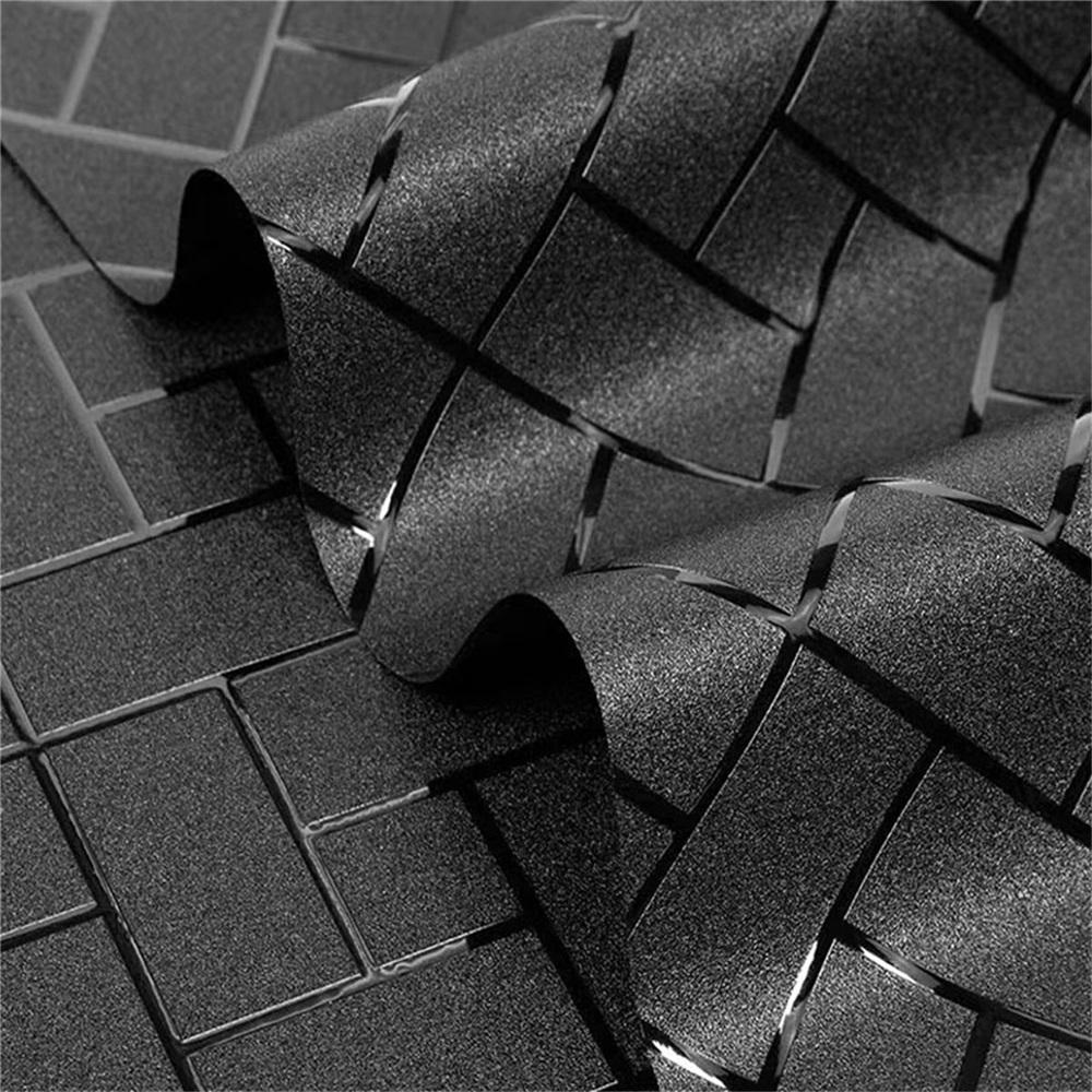 Pellicola per finestre per la privacy, pellicola oscurante per finestre, pellicola elettrostatica per finestre, pellicola anti UV con effetto smerigliato per ufficio, casa, bagno, camera da letto, cucina(nero,44,3x200