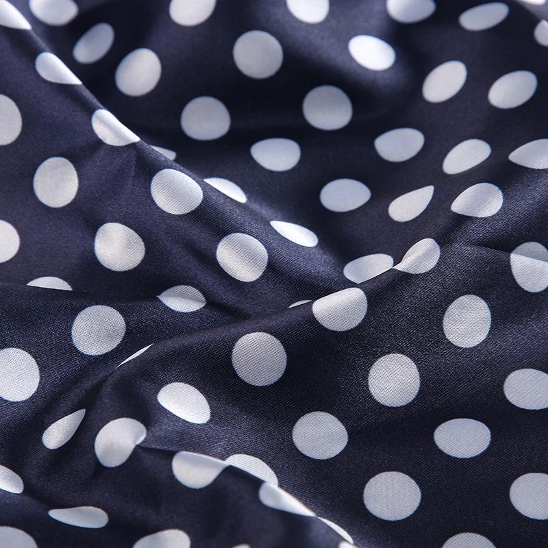 Stylish Polka Dot Satin Fabric for Clothing, Lining, Ribbons, Handbags, Costumes, and Headscarves