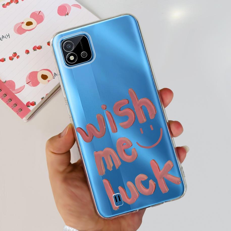 For Cover Realme C11 2021 Case Fashion Marble Love Heart Silicone Soft TPU Phone Back Cover For Realme C11 RMX2185 C20 C20A Capa