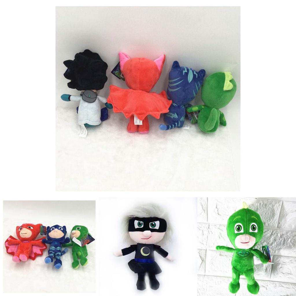 Morbida e Coccolosa Collezione di Peluche Pj Masks Inclusi Catboy Gekko Owlette e Altri