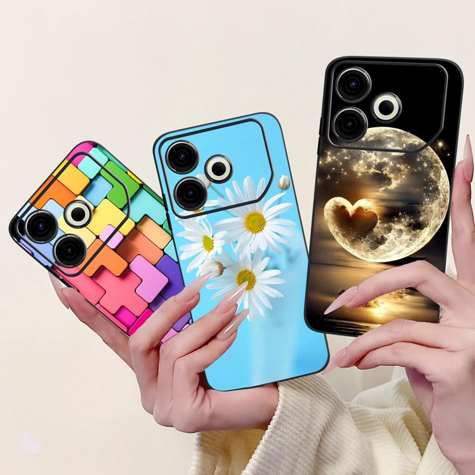 For Tecno Pova 6 Neo 4G Case Cover Luxury Butterfly Love Fashion Flowers Cool Lion Painted Phone Case For Techno Pova 6 Neo 4G