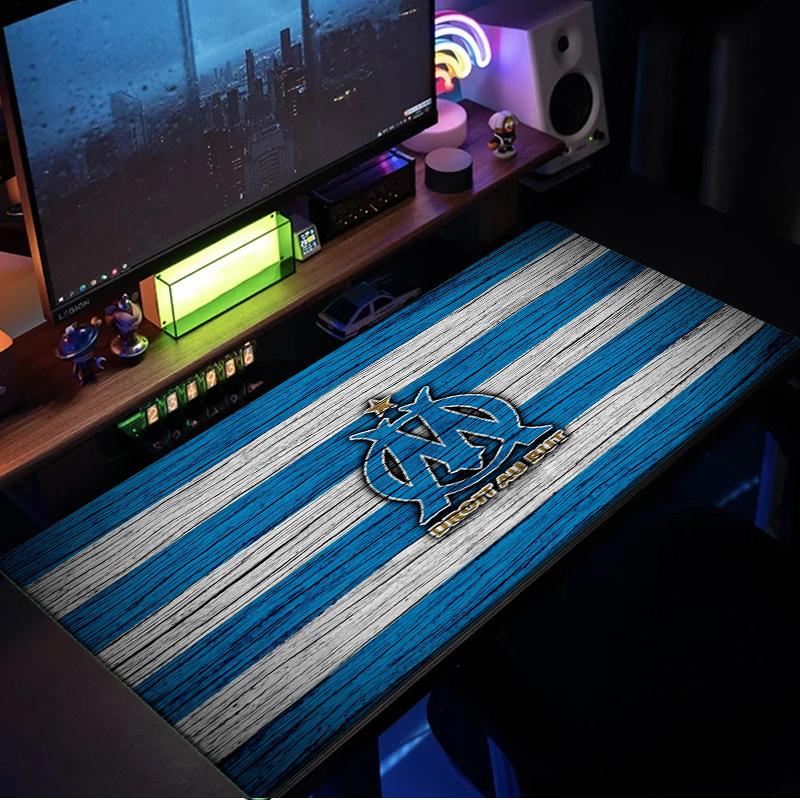 Golden Marseille Emblem mouse pad, rubber base, esports desk mat, mouse pad for gamers and office use, gaming desk , easy to clean mat