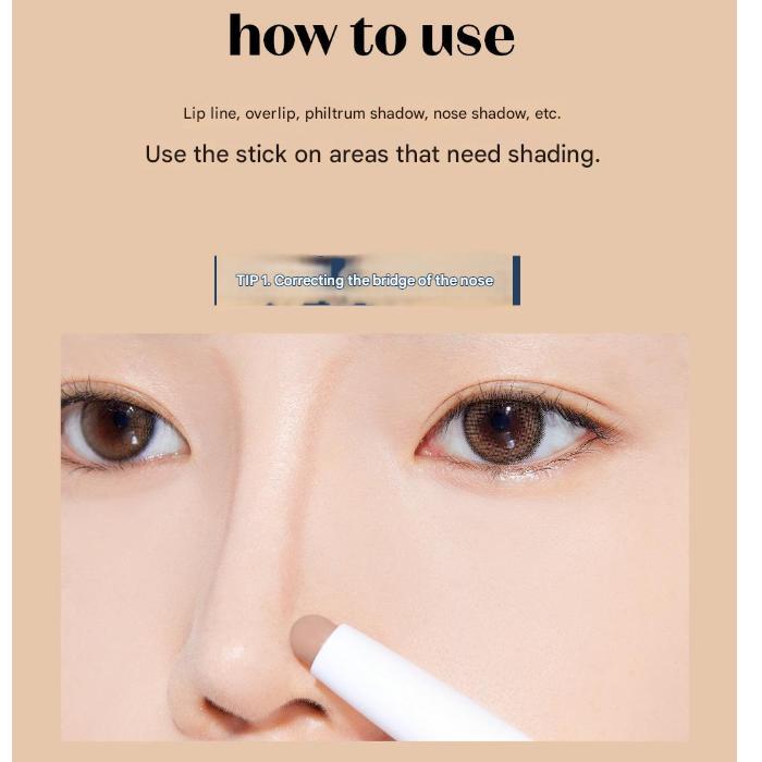 [Sanrio Pochacco Collab] Etude Reborn Maker Shading Stick 1 g (7 Optionen)
