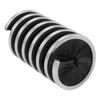 Rope Cleaning Brush Spiral Nylon Stainless Steel Spring 360 Degree All Round Cord Brush for Climbing Ropes Clotheslines 10cm