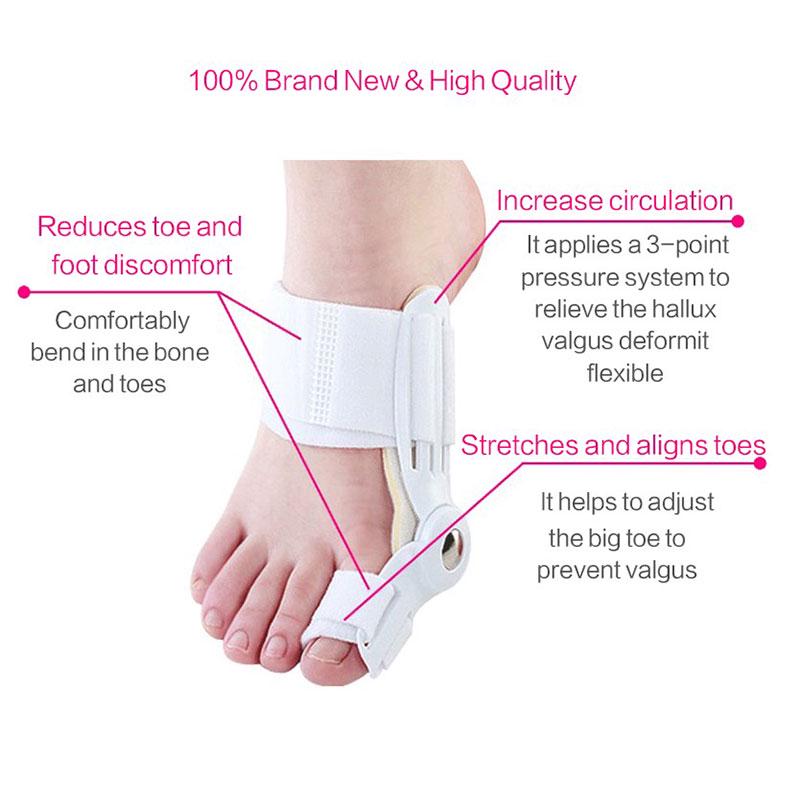 Toe Orthosis Bone Thumb Valgus Orthosis Unisex Day Night Toe Can Wear Shoes