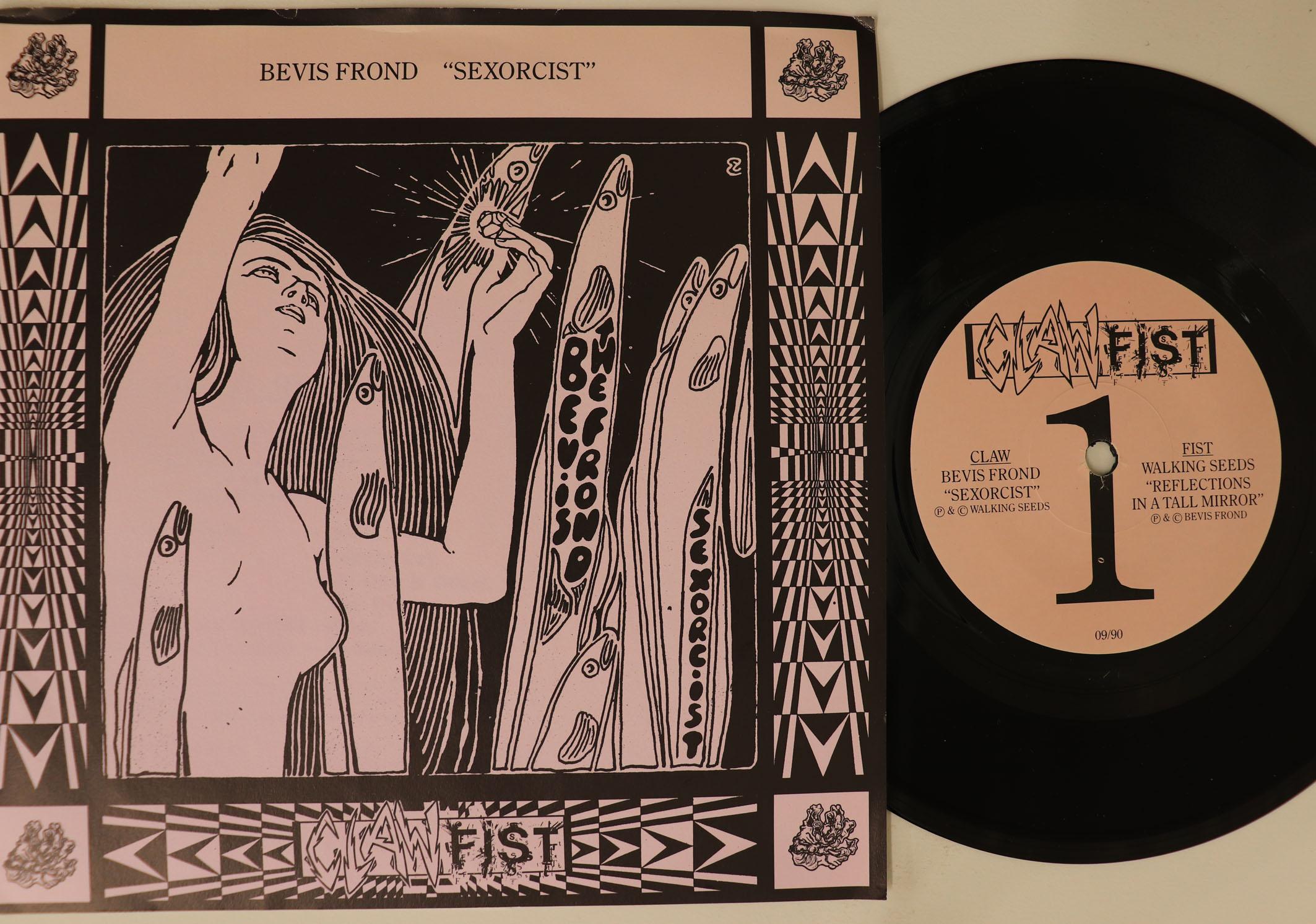 

7inch Record BEVIS FROND WALKING SEEDS Sexorcist Reflections In A Tall M PIG1 CLAWFIST 1990 UK Rock Used