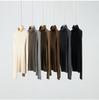Early Autumn Cashmere & Mulberry Silk High-Neck Slim Fit Knitted Sweater for Women