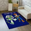 1pc Toy Story Pattern Area Rug Soft Flannel Floor Mat for Living Room,Office,Bedroom and Carpet,Sofa Coffee Table Floor Mat