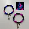 2Pcs/set Couple Beads Bracelet Tv Girl Matching Bracelets Who Really Cares Album Inspired Bracelets Friends Jewelry Gift