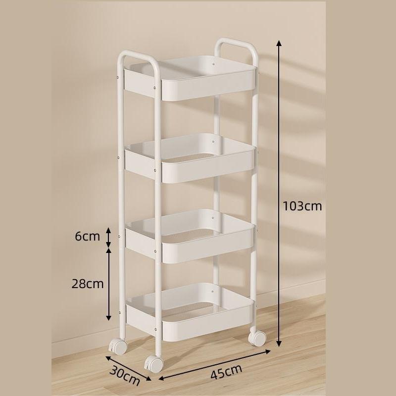 Multifunctional Rolling Storage Cart Storage Shelf