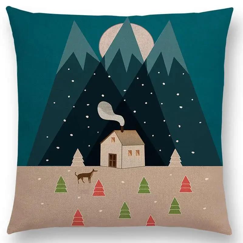 Animal Tale Spring Floral Garden Pattern Sofa Throw Pillow Case Bear Fox Unicorn Bear Birds Flower Leaf Fantasy Cushion Cover