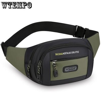 Men's and Women's Waist Bags Multifunctional Large Capacity Waterproof Business Cashier Bag Wear-resistant Sports Phone Bag