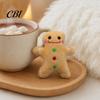 Cat Toys with Catnip Christmas Plush Toys, Reindeer Gingerbread Santa Stuffed Animal, Interactive Holiday Toy for Kittens, Pet Gift Play And