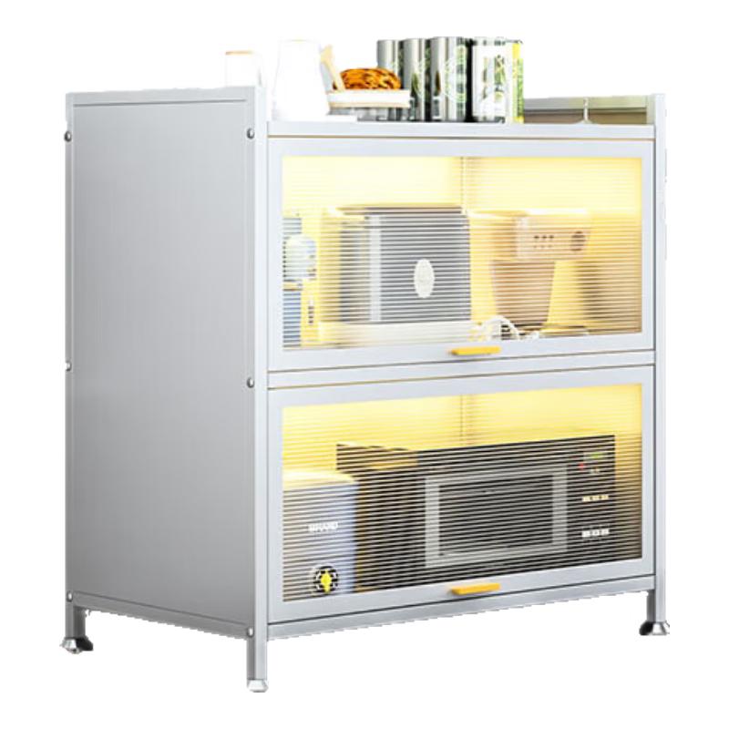 Multi-functional Carbon Steel Kitchen Storage Rack with Wheels