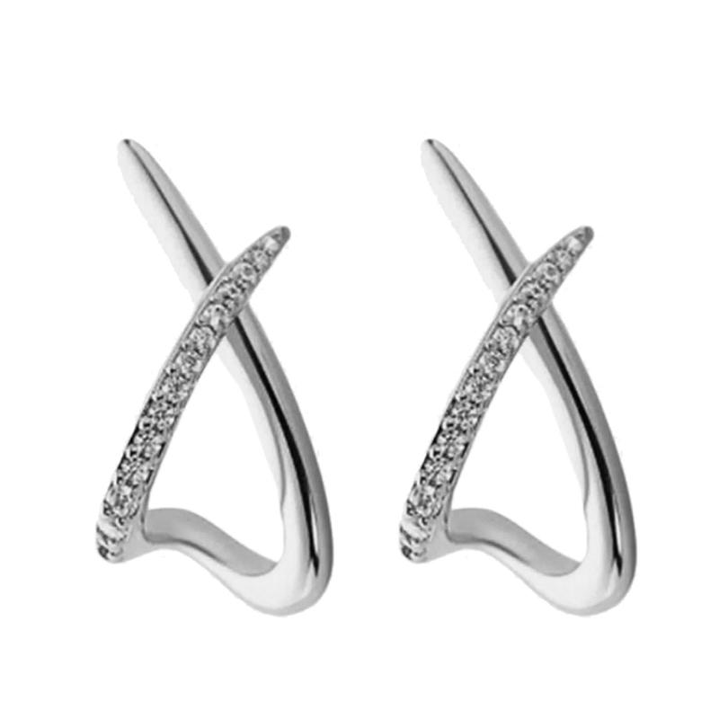 Модные Серьги-Крестики с Элегантным Дизайном и Гипоаллергенными Свойствами Уникальные Серьги-Гвоздики Аксессуар для Повседневного Использования