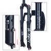 BOLANY Snow Bike Fork 20/26" Magnesium Alloy Air Fork 120mm Travel Shock Suspension 4.0 Fat Tire Fork Bike Accessories