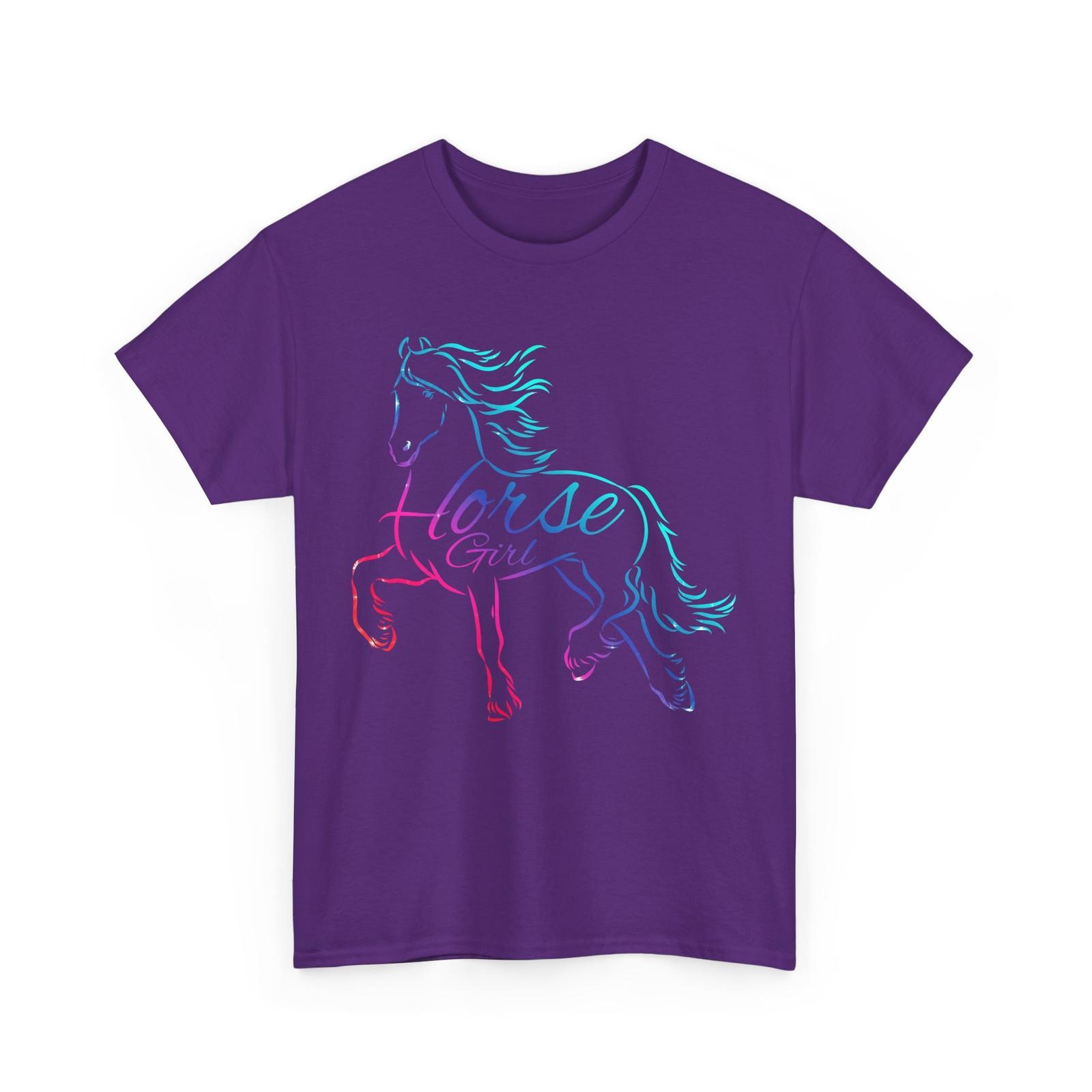 Horse Shirt, Horseback Riding Equestrian Lovers Girls T-shirt XL