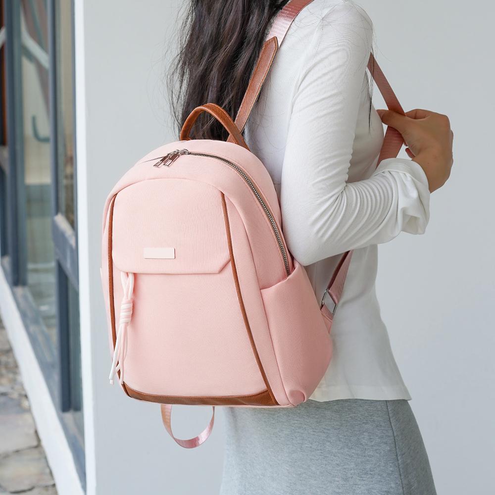 Women's Oxford Backpack Large Capacity Student Schoolbag Lightweight Travel Backpack
