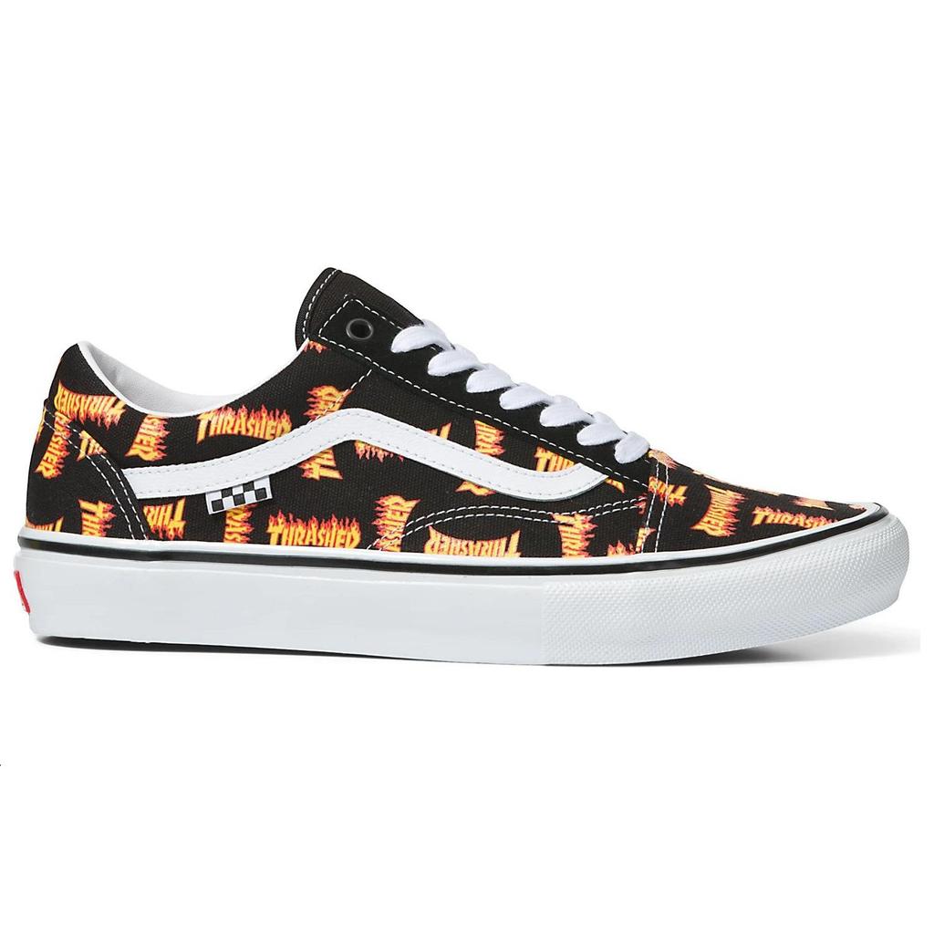 Vans Skate Old Skool Allover Logo Unisex Sneakers Black Multi VN0005W0BML
