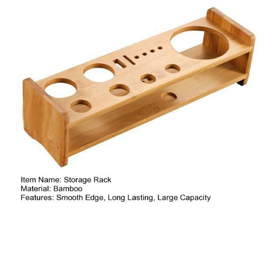 Bartender Tool Kit Holder Cocktail Shaker Set Holder Large Capacity Versatile Multipurpose Wooden Bartending