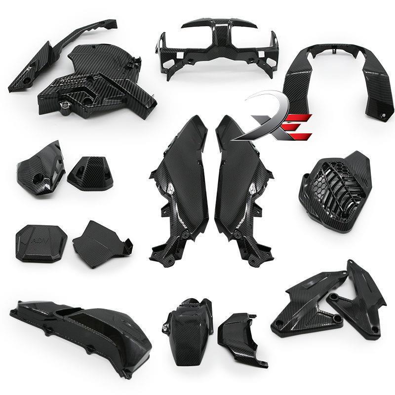 Honda ADV150 Hydrographic Fairing Parts - Trendy Decorative Modifications