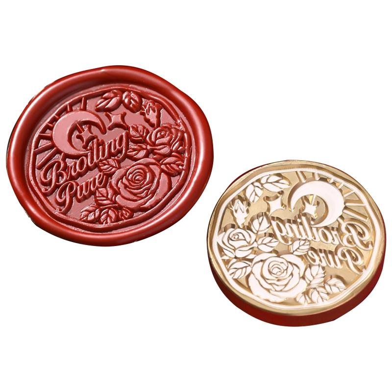 Lovely Wax Seal Stamp Love Theme Stamps for Head Scrapbooks Decorative Gift Pack