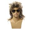70s 80s Disco Wigs Costume Accessory Set Long Curlier Hat Sunglasses Rocker Costume Set Wigs Rocker Party Fancy Dress Up