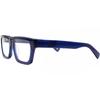 Full Rim Square Transparent Blue Smartbuy Collection Uno 01 C01 Fashion Unisex Eyeglasses