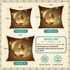 Golden ramadan decoration Cushions Pillowcase Polyester Cushion Cover Throw Pillow Pillowcover Home Car Sofa Decor