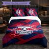 RB Leipzig Football 3 Piece Bedding Set Soft Duvet Cover Set with Pillowcases Printed Bedroom Decor Set for Home