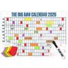 O Calendário Big A## 2026 - Calendário de Parede Grande com Caneta e Adesivos, Planejador Mensal 2026 para Home Office, 33x43 Polegadas