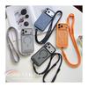 Crossbody Lanyard Matte Translucent For Magsafe Phone Case For iPhone 17 17Pro Air 16 15 14 13 12 Pro Max Wireless Charge Cover