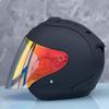 3/4 Open Face Helmet Ram4 Matte Black Motorcycle Helmet Summer Men and Women Jet Scooter Motobike Half Helmets Cascos Para Moto