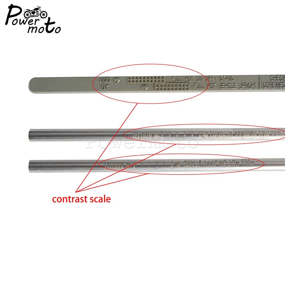 Motorcycle Engine Oil Dipstick W/ Plug Oil Temperature Gauges For Harley Touring Electra Glide FLH FLHFB FLHT P K KL CU 2017-24