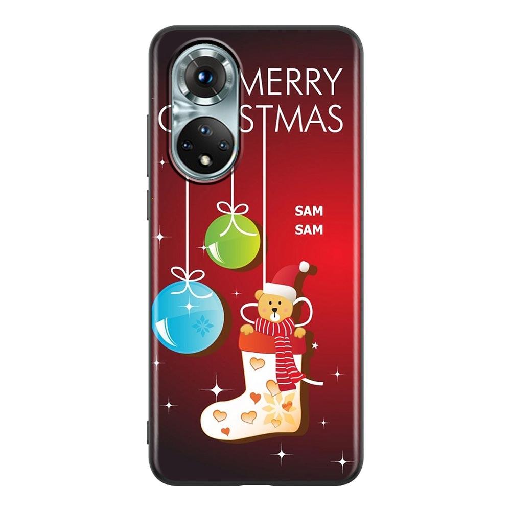 Merry Christmas Santa Claus Elk Phone Case For Honor X8 60 8X 9X 50 30i 21i 20 9A Play Nova 8i 9 SE Y60 Magic4 5G Pro Lite Cover