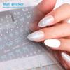 Ribbon Bowknot Nail Art Sticker Versatile Polka Dot Four-Star Diy Self-Adhesive Slider Decals Accessories For Women Girls