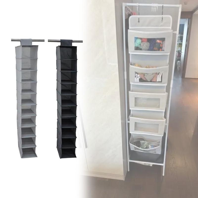 Shoe Nonwoven Fabric Organizer Hanging Design Wardrobe Balcony Use Supplies